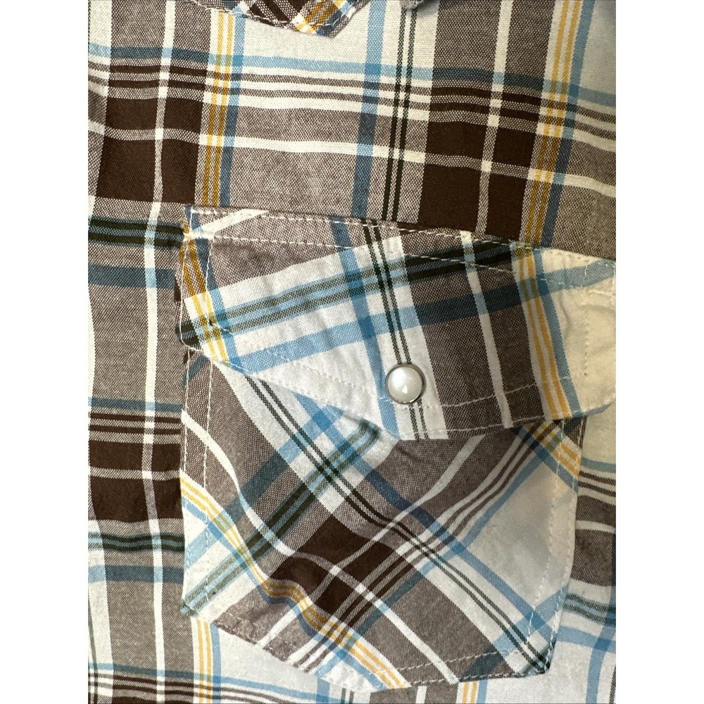 North Westwood Long Sleeve Western Shirt With Pearl Button Up Size 2x Long Slee - Picture 4 of 8